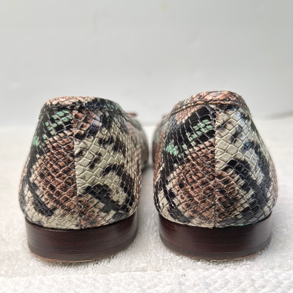 Madewell The Adele Snakeskin Ballet Flat Size 9.5 - Picture 8 of 11